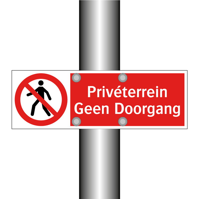 Privéterrein Geen Doorgang