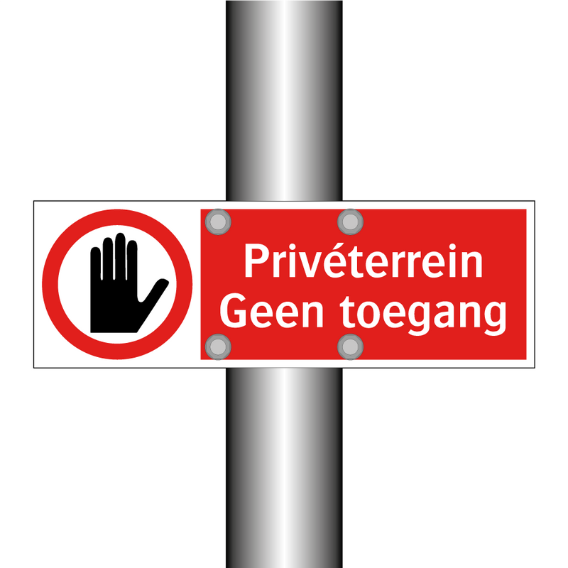 Privéterrein Geen toegang