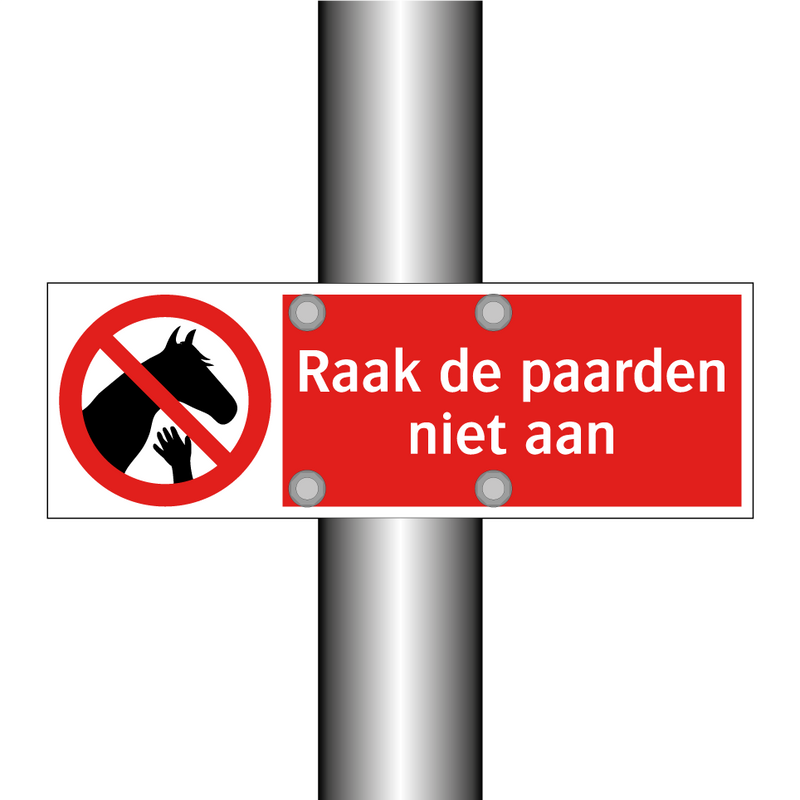 Raak de paarden niet aan