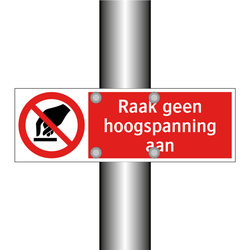 Raak geen hoogspanning aan