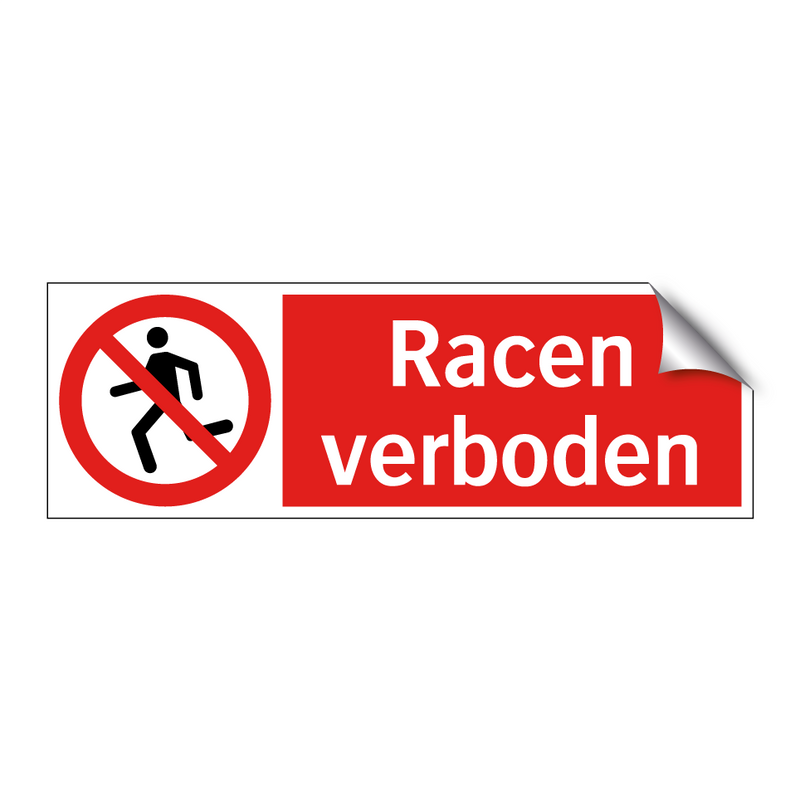 Racen verboden