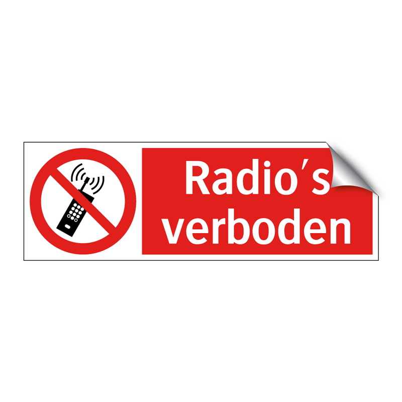 Radio's verboden