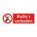 Radio's verboden