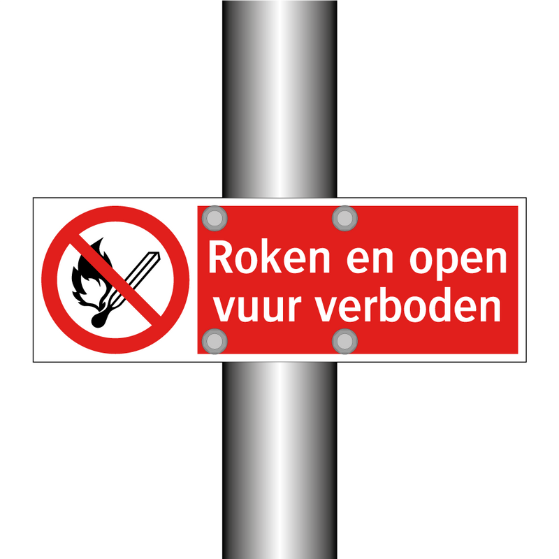 Roken en open vuur verboden