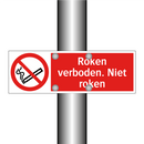 Roken verboden. Niet roken