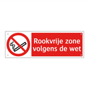 Rookvrije zone volgens de wet