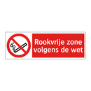 Rookvrije zone volgens de wet
