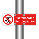 Skateboarden niet toegestaan