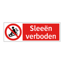 Sleeën verboden