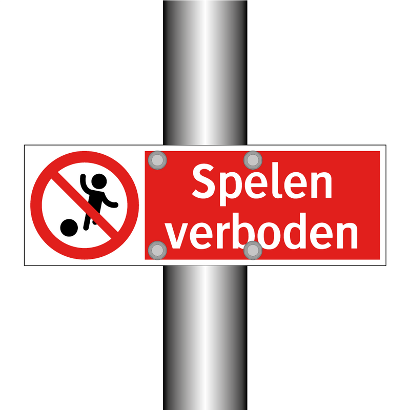 Spelen verboden