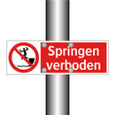 Springen verboden