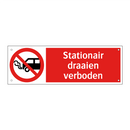 Stationair draaien verboden