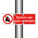 Storten van puin verboden
