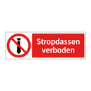 Stropdassen verboden