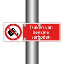 Tanken van benzine verboden
