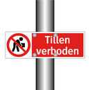 Tillen verboden