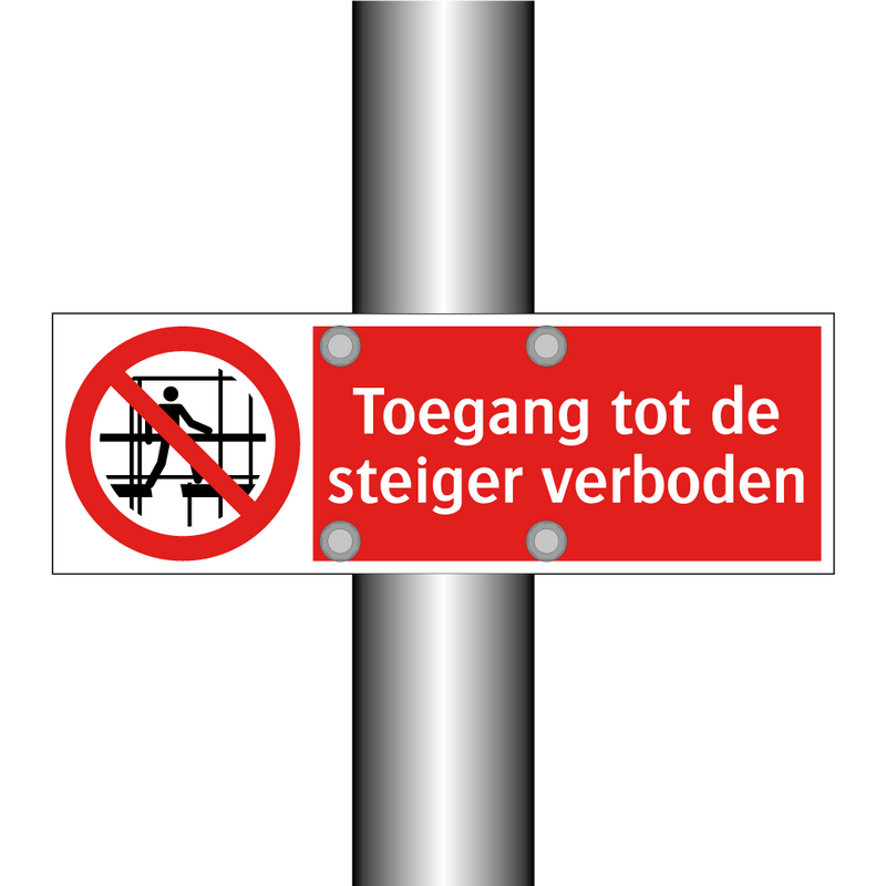 Toegang tot de steiger verboden