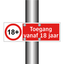 Toegang vanaf 18 jaar
