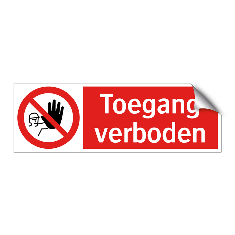 Toegang verboden