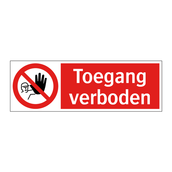 Toegang verboden