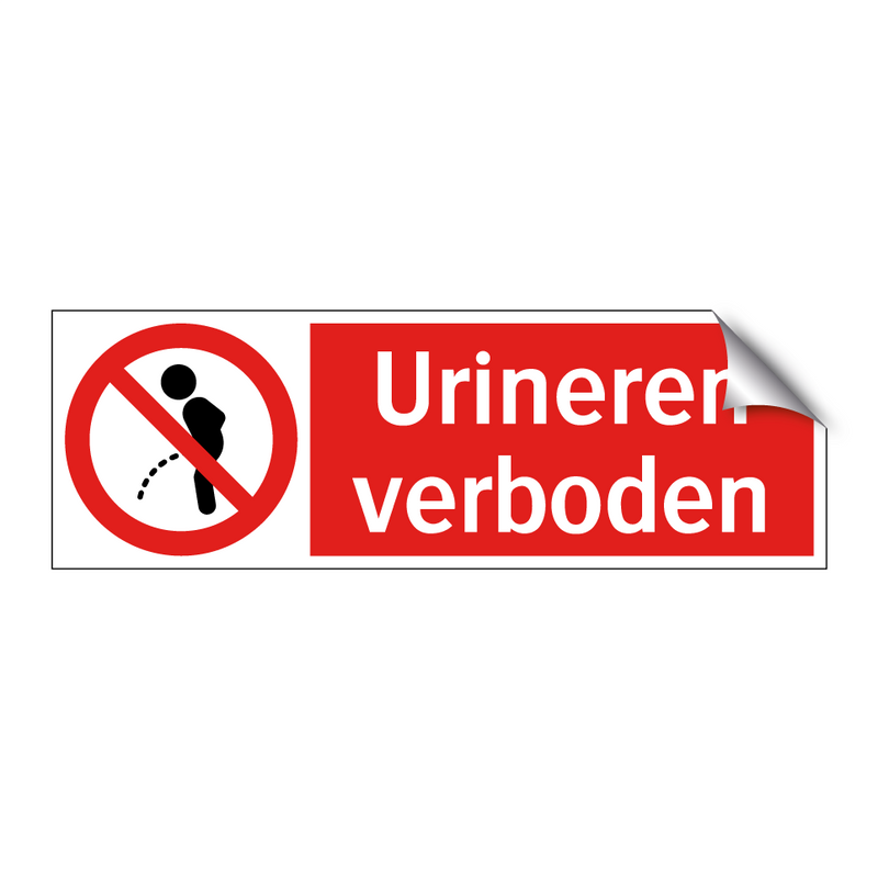 Urineren verboden