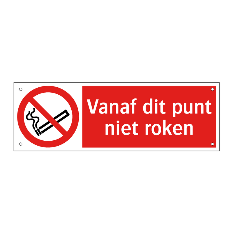 Vanaf dit punt niet roken