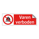 Varen verboden