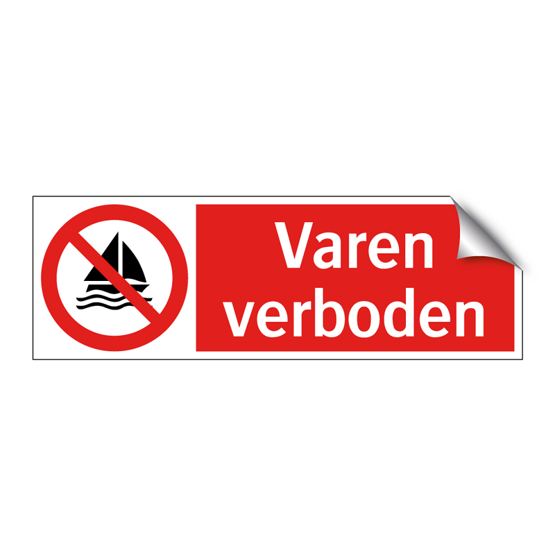 Varen verboden
