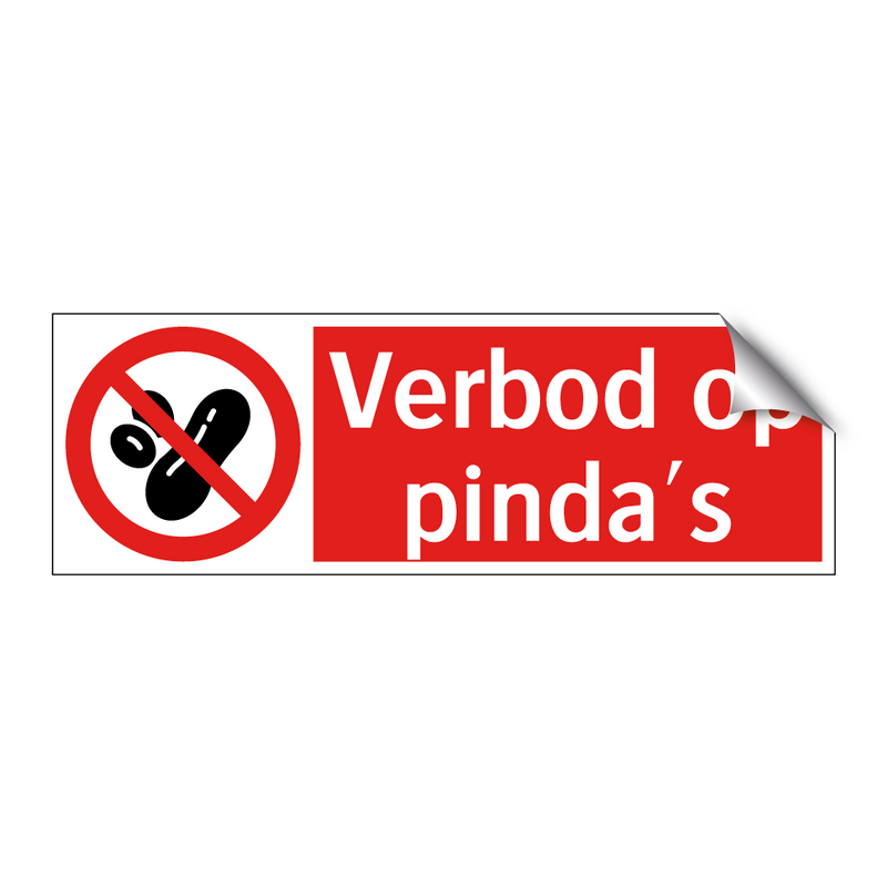 Verbod op pinda's