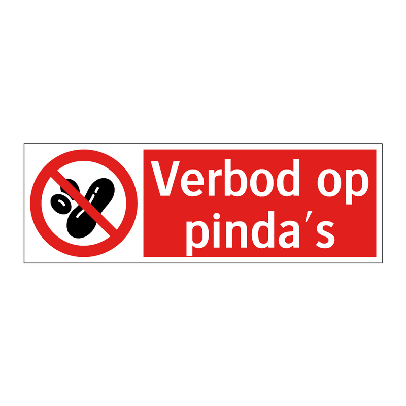 Verbod op pinda's