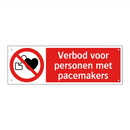 Verbod voor personen met pacemakers