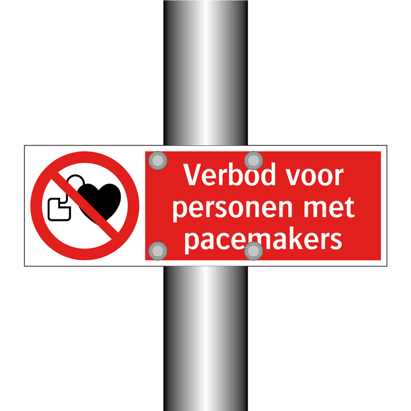 Verbod voor personen met pacemakers