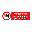 Verbod voor personen met pacemakers