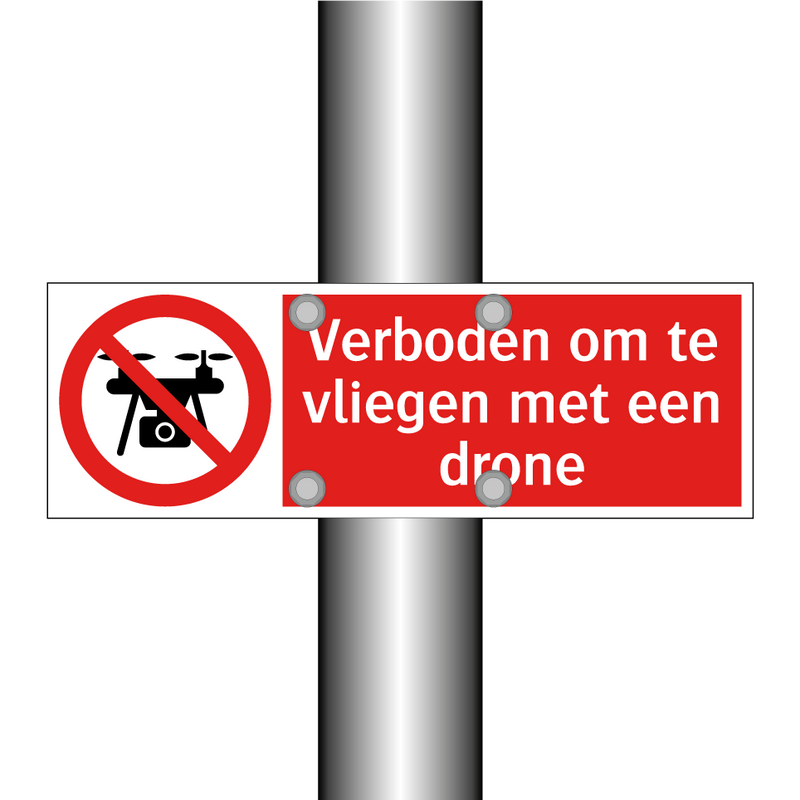Verboden om te vliegen met een drone