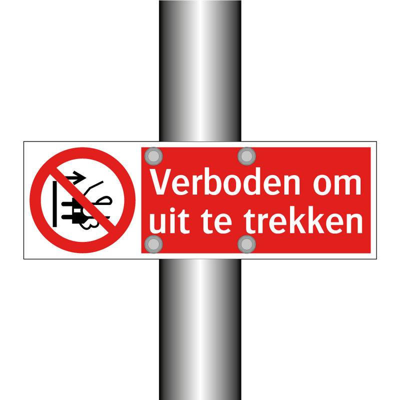 Verboden om uit te trekken