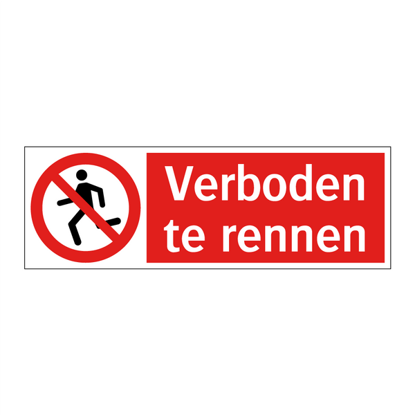 Verboden te rennen