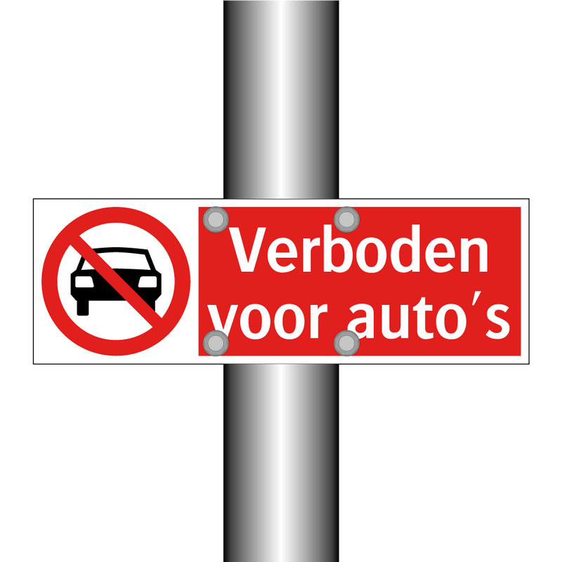 Verboden voor auto's