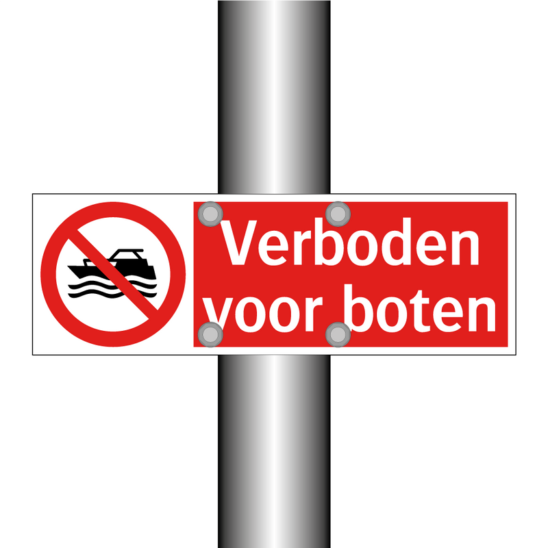 Verboden voor boten