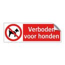 Verboden voor honden