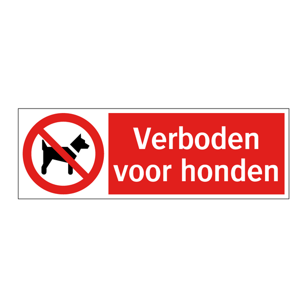 Verboden voor honden