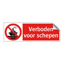Verboden voor schepen