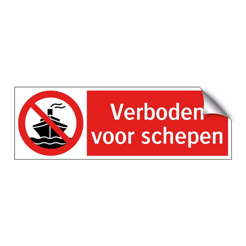Verboden voor schepen
