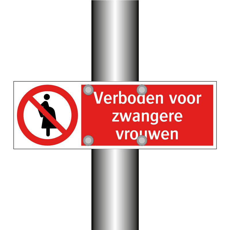 Verboden voor zwangere vrouwen