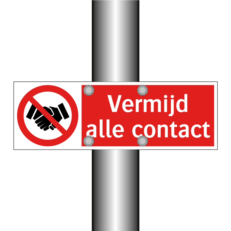 Vermijd alle contact