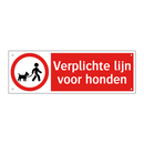 Verplichte lijn voor honden
