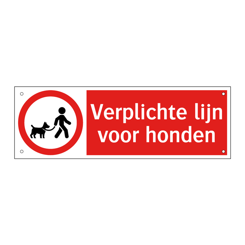 Verplichte lijn voor honden