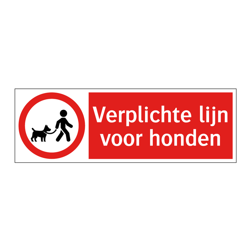 Verplichte lijn voor honden