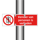 Vervoer van personen is verboden