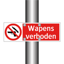 Wapens verboden