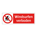 Windsurfen verboden